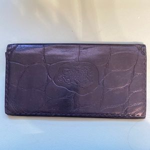Vintage Carlos Falchi checkbook wallet.  Rare!